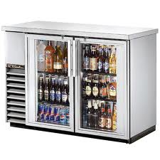 Glass Door Back Bar Refrigerators